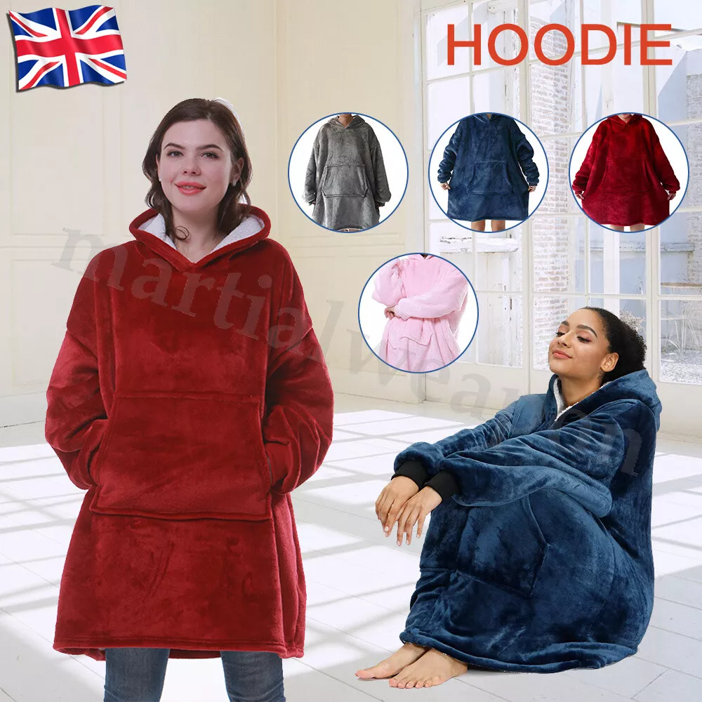 Unisex Snuggle Fleece Bed Jacket Novelty Lounge Tops Hoodie Jumper  Nightwear UK | eBay