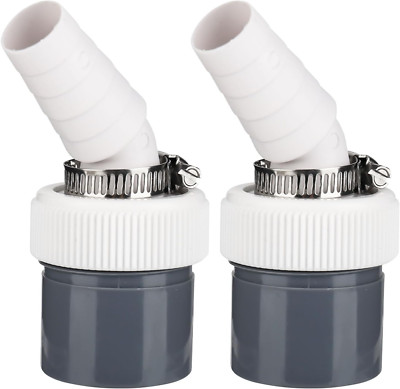2 Stück Waschmaschine Abfluss Adapter, Waschmaschinenanschluss Eingang Ø18-24 mm