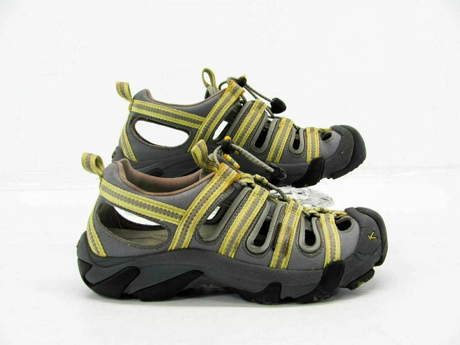 Scarpa sandalo donna Keen Aqua Stop taglia 6M grigio giallo escursionismo acqua usata qp
