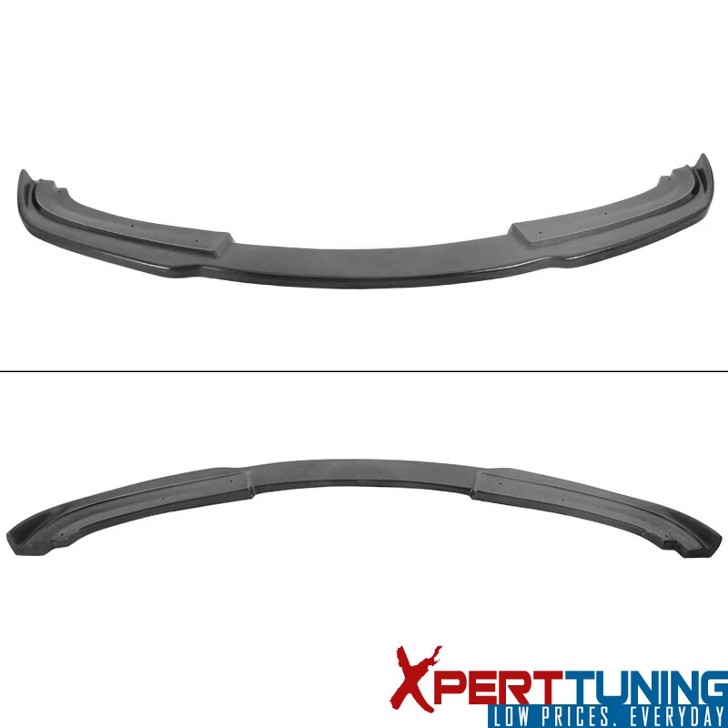 Fits 09-12 BMW E90 LCI 3 Series Front Bumper Lip Spoiler H Style Unpainted - PU Foto 3 de 4