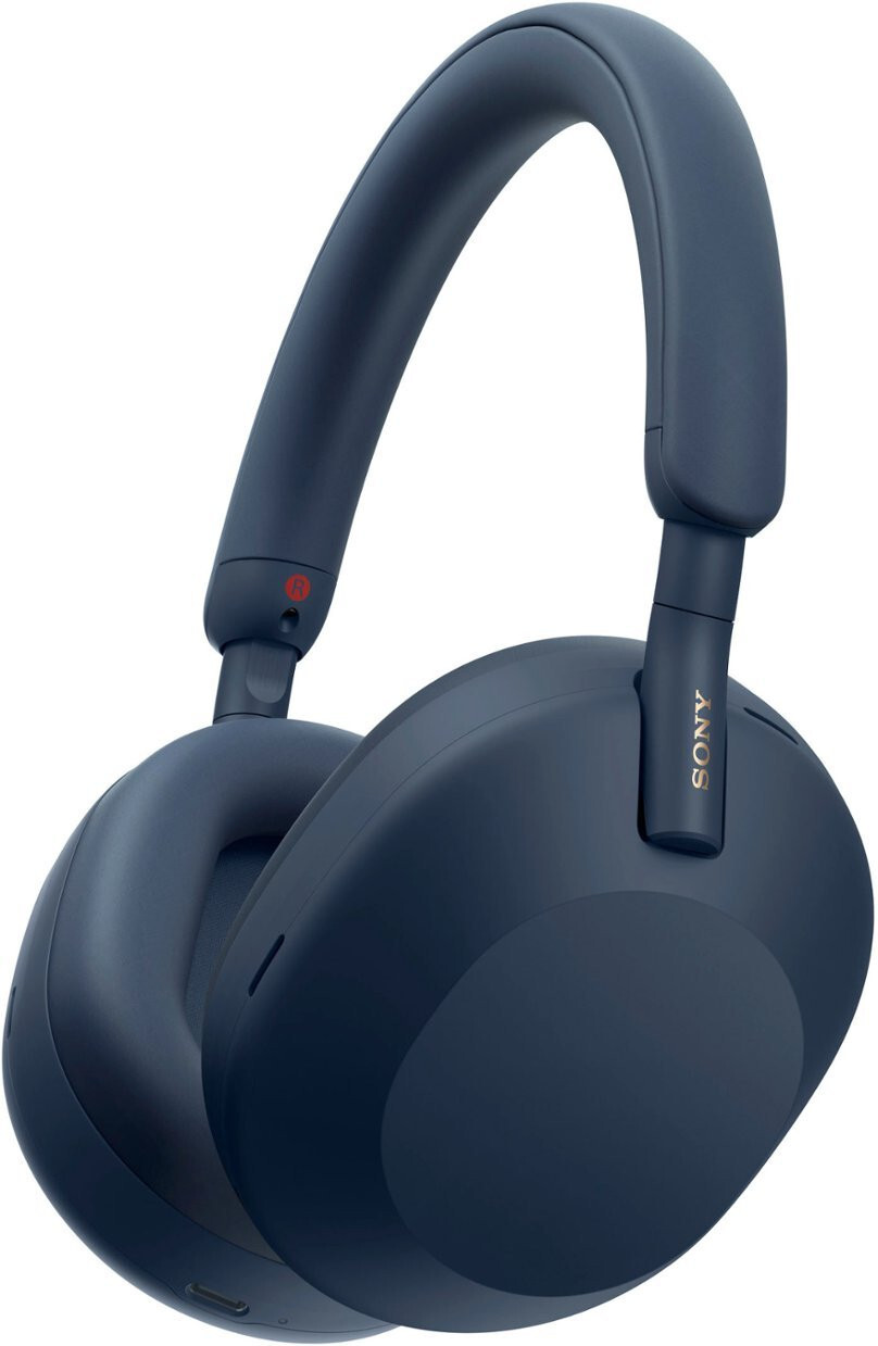 Sony WH-1000XM5/L Wireless Industry Leading Noise Canceling Headphones - Blue