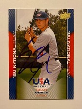 Sean Coyle Signed Upper Deck #USA-26 2009 Card USA Baseball Auto MLB RAD