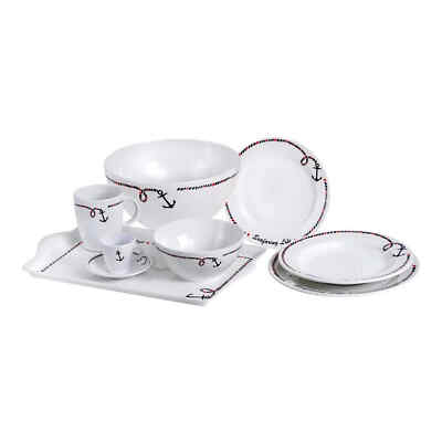 Ancor Line Set 6 x Suppenteller Ø 22,5 cm - 1 PC Osculati  - 48.444.02 - 4844402