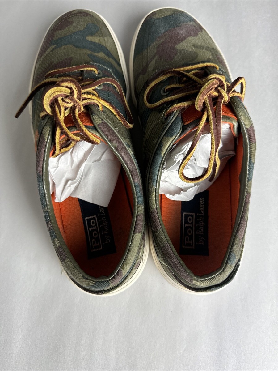 Ralph Lauren Polo Sneakers Camo Faxon Khaki loafers Shoes 11 D men\'s Ralph Lauren | Shoes | New Ralph Lauren Polo Faxon Low Khaki  main image 4