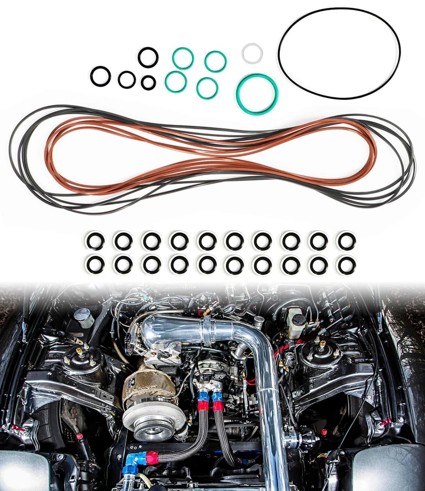 Juego de reconstrucción de junta tórica turbo y no turbo motor 13B para Mazda RX-7 1986-2002 Foto 3 de 4