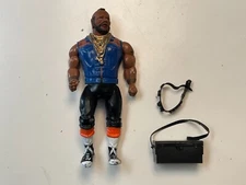 BA Baracus, Mr. T - 1980s toy, includes tools, belt, and toolbox but no gun