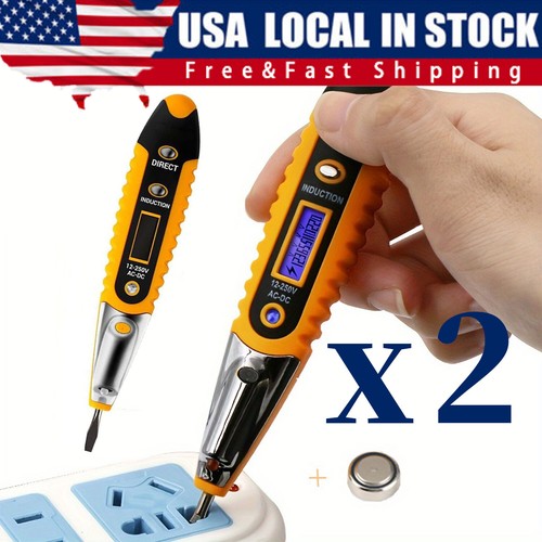 Non-Contact Voltage Tester Pen - AC/DC 12-1000V | Electric Safety Tester | Made In USA 10 thumbnail image