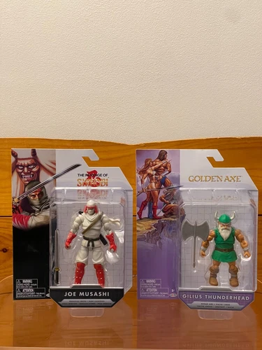 Jakks Pacific Revenge Of Shinobi Joe Musashi  with Golden Axe Figures Sega 2025