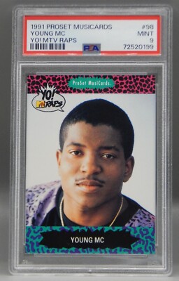yo mtv raps cards graded 1991 Pro Set Yo MTV Raps NonSport #69 Run-D.M.C. Official Music Standard  Sized Trading Card at Amazon's Entertainment Collectibles Store