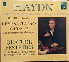HAYDN: QUATUORS OP. 17 - FESTETICS QUARTET - 2CD - Arcana - 2009