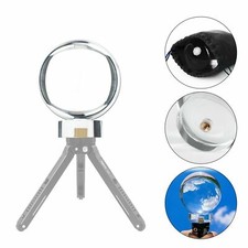 6cm K9 Clear Photography Crystal Ball Sphere Decoration Lens Photo w/ Stand
