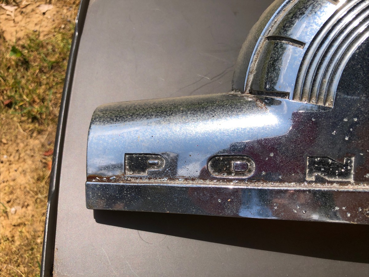 1940s Pontiac Torpedo Hood Ornament Radiator Emblem Assembly