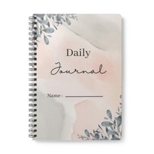 Daily Journal Wirobound Softcover Notebook, A5