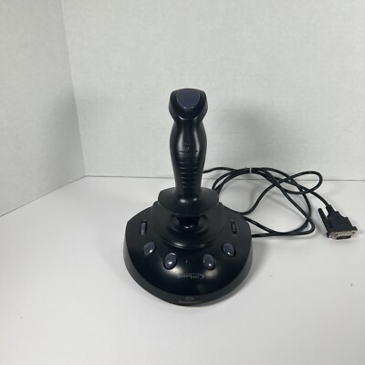 Raider Pro Joystick Flight Stick Interact P-210 Analog 15pin Windows 95/XP Joy