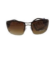 New with Tags Glance Sunglasses Oversized Brown Tint Lens Gold Trim Tortoise