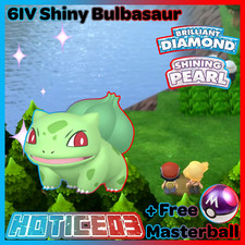 6IV Shiny Bulbasaur Pokemon Brilliant Diamond Shining Pearl