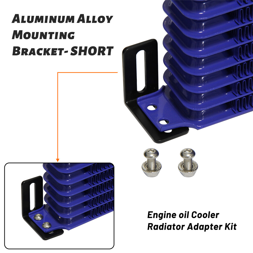 Oil Cooler Bracket Universal 262mm Transmission Oil Cooler Mounting