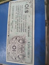Series 461 $10 Military Pay Certificate