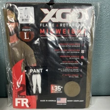 XGO Phase 2 Midweight TAN Military PANTS Flame Retardant USA Made LARGE L