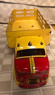 Mar Toys Vintage Tin Dodge Stake Bed Truck Vehicle 1940’s Age 4 7 & 8 11