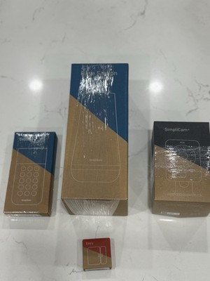 SimpliSafe Gen 3 Bundle - BS3W Base, KP3W Keypad, ES3 Sensors, SSCM1 Camera