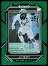2023 Panini Prizm Draft Picks #140 A.T. Perry Prizms Green