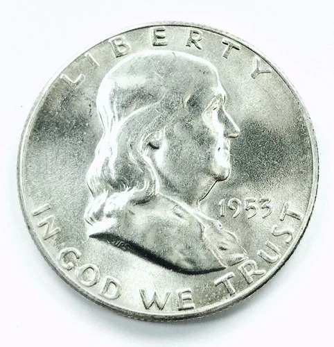 1953 SAN FRANCISCO MINT FRANKLIN HALF DOLLAR! GEM BU+! NR #P2368