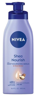 Nivea Shea Nourish With Deep Nourishing Serum & Shea Butter Body Lotion 16.9