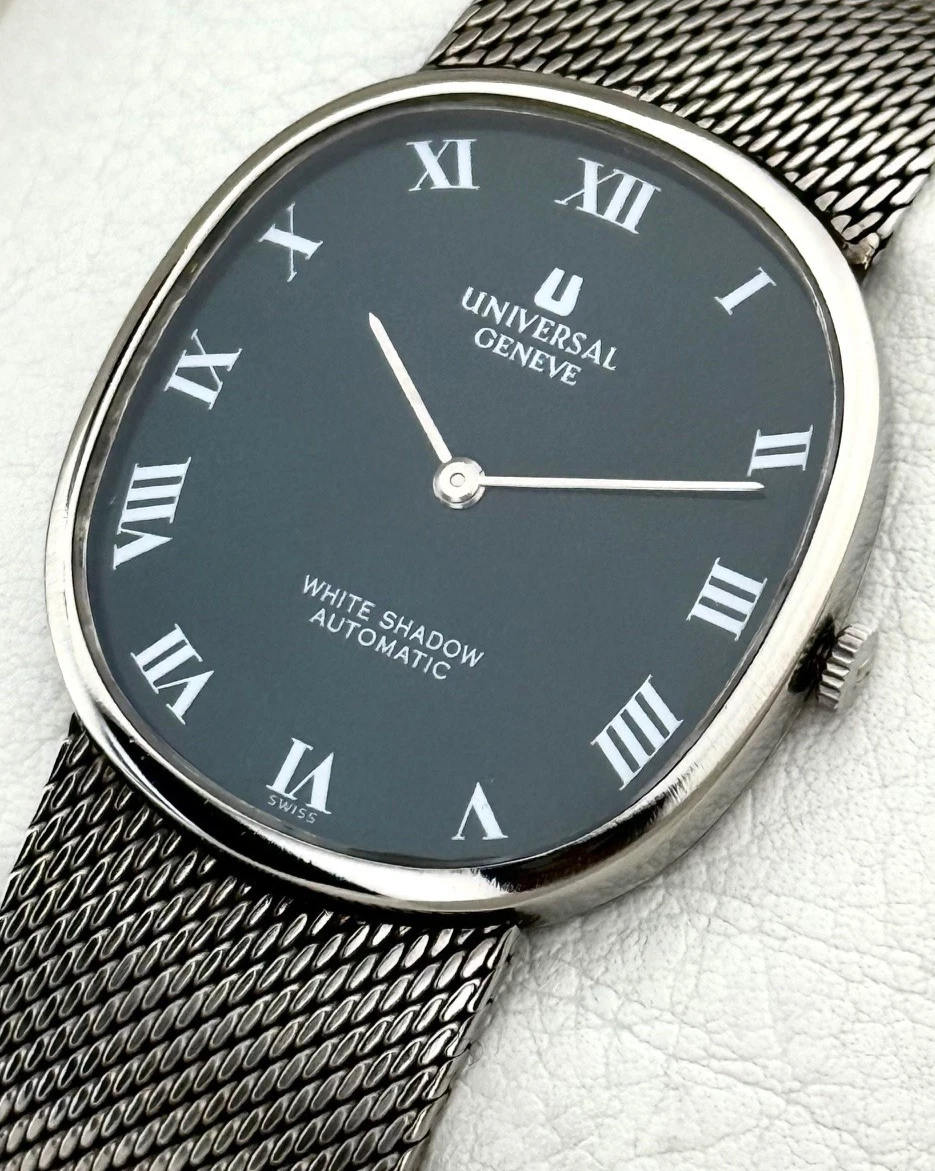 Montre Universal Genève Shadow Microtor Plaqué Or - Automatique, Fabriquée En Suisse (1970-1975) - Occasion Bon état