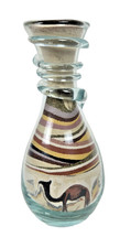 5" Petra Jordan Sand Art Bottle Camel/Desert Layered Colored Sand Handmade