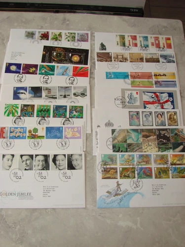 (FDC15) 2002 Commemorative  COLLECTION 14 GB First Day Covers