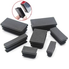 Rectangle Plastic Blanking End Cap Pipe Tube Insert Plugs Bungs 10x20mm-60x100mm