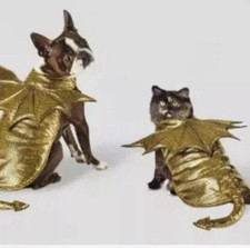 Hyde And Eek Pet Dog Or Cat Costume Golden Dragon Size Small