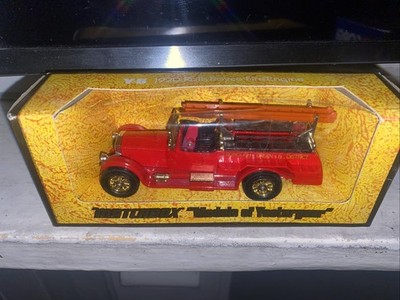 Matchbox Models of Yesteryear Y-6 Rolls Royce Fire Engine Red Ladder Code 3 Mint