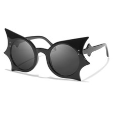 Funny Butterfly Sunglasses for Men Bat Eye Shaped for Halloween and Party IF1...