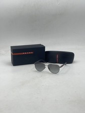 Prada Linea Rossa Men's Pilot Sunglasses Gunmetal/Grey Gradient PSA52S
