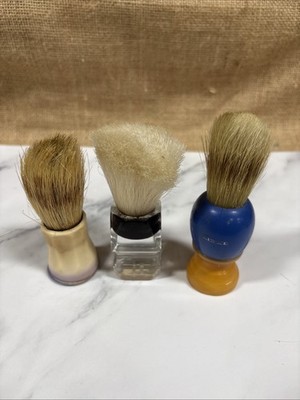Shaving Brushes Ever-Ready & Other Brands Vintage Lot Of 3
