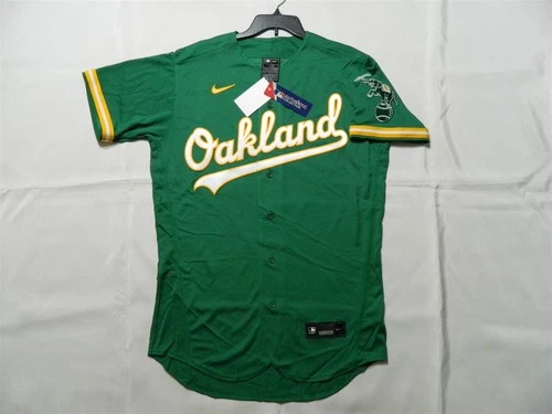 Authentic Oakland A's Athletics Elite Flex Base Alternate Green Jersey 48 Rg$305