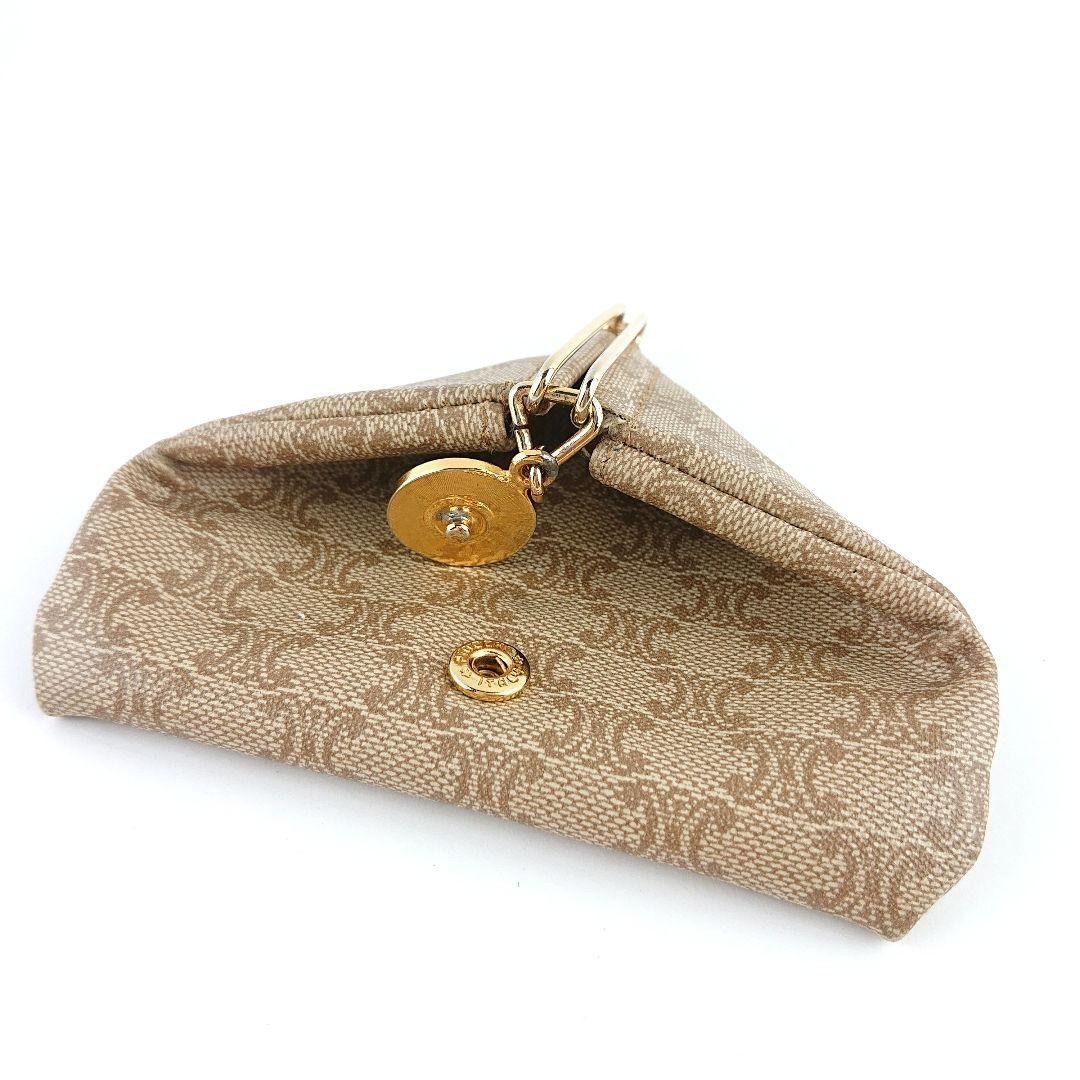 Celine Macadam Pattern Triangular Coin Case PVC c… - image 3