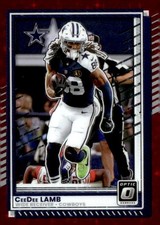 2025 Donruss Optic #24 CeeDee Lamb Red Hyper