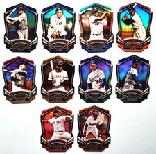 2015 Topps Stadium Club Legends Die-Cuts Complete set of (10) Ruth Cobb Mays