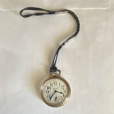 working Vintage Waltham Vanguard Pocket Watch Yellow Gold Open Face 23 jewel