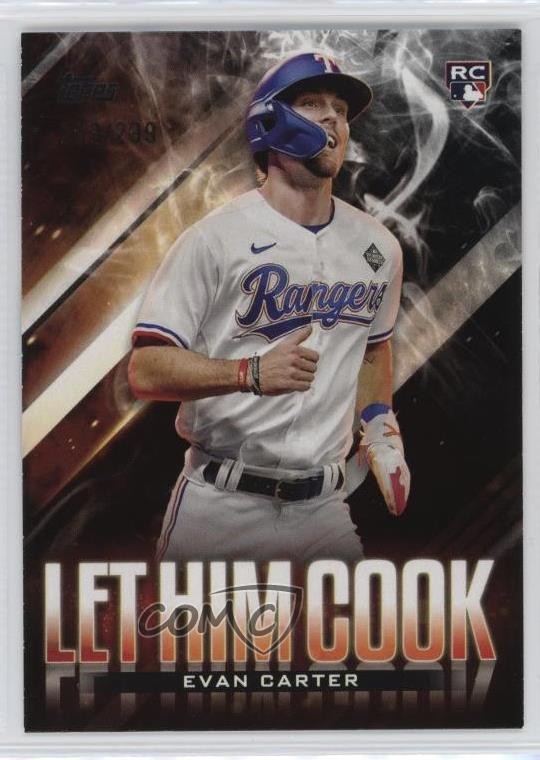 2024 Topps Update Let Him Cook Black /299 Evan Carter #LHC-16 1k0w