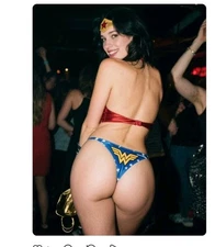 Vv FanArt Card aceo Print 2.5x3.5" Waifu Limited Ed Princess Wonderwoman Concept