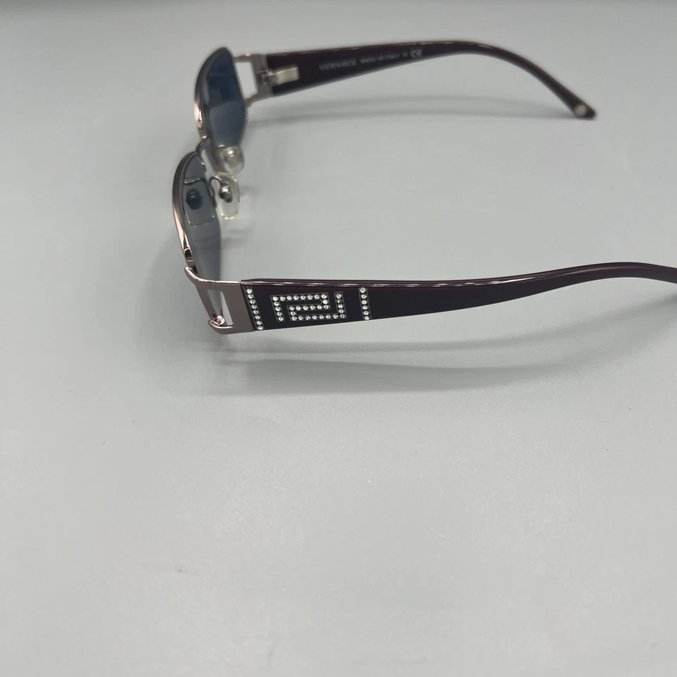 Gafas Versace 1163-B 1333 ciruela oro rosa 52-16-130 Italia cristales Foto 3 de 4