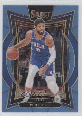 2024-25 Panini Select Concourse Light Blue Prizm 277/299 Paul George #37 pe8