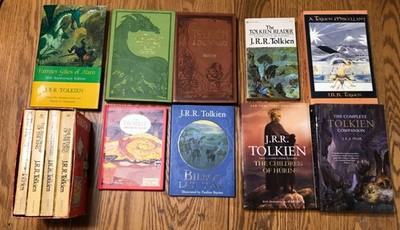 13 Books About J.R.R. Tolkien Lord Of The Rings  With The Hobbit Plus Others