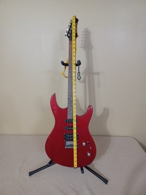 Red Washburn RX10 HSS Stratocaster Red #055 | eBay