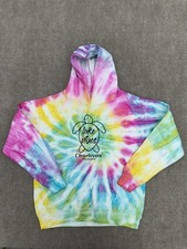 Happy Kids USA Multicolor Swirl Tie Dye Pullover Hoodie Kids Size Large