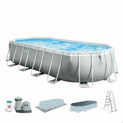 Schwimmbad Abnehmbar Intex Prism Frame 610 x 122 x 305 cm 610 x 305 x 122 cm